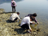 노인대학 야유회_당항포 앞바다에서~