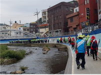 노인일자리 및 사회활동지원사업 석대천지킴이 하반기 환경캠페인